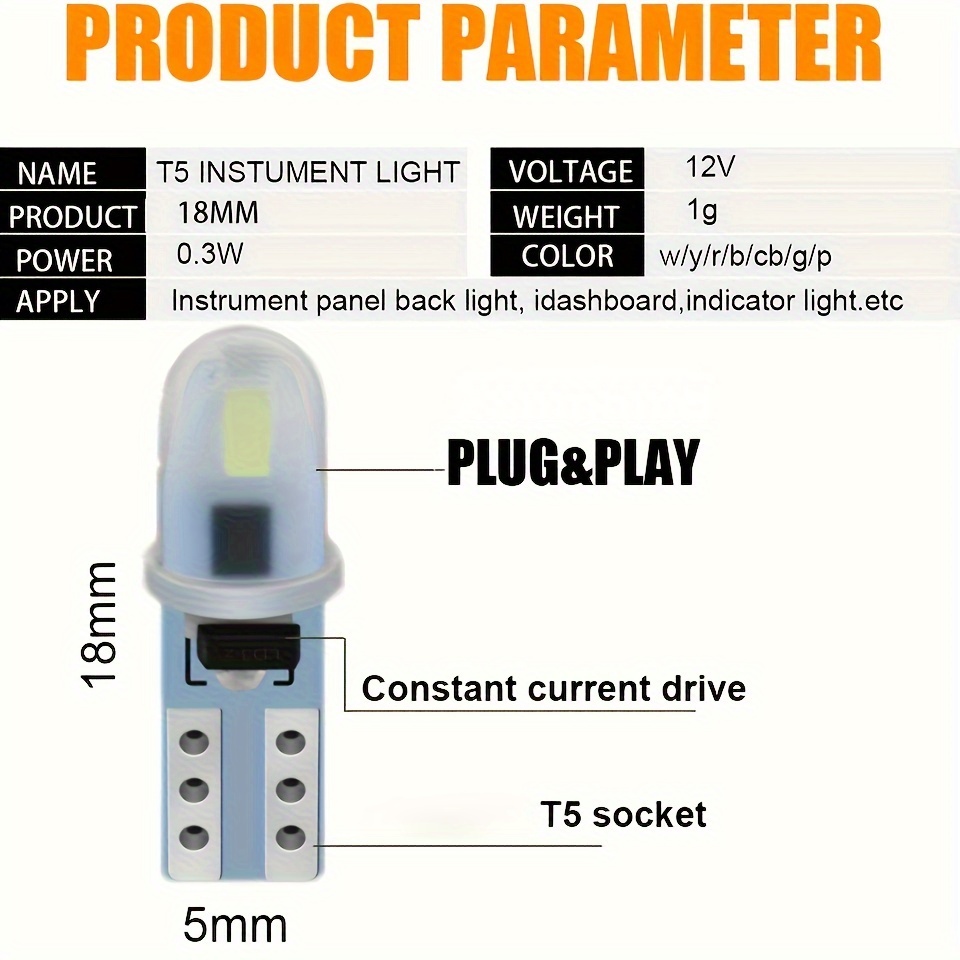 หลอดไฟ LED T5 10 ชิ้น - หลอดไฟ - Grow Light T5 บทวิจารณ์และราคา