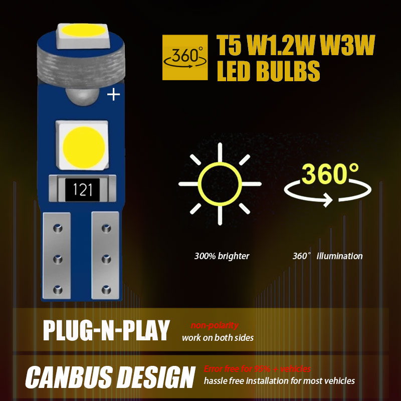 10x T5 หลอดไฟ LED W3W W1.2W LE - Grow Light T5 บทวิจารณ์และราคา